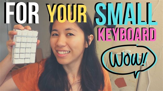 If you have a small keyboard: Qisan Magicforce Crystal 21-key numpad