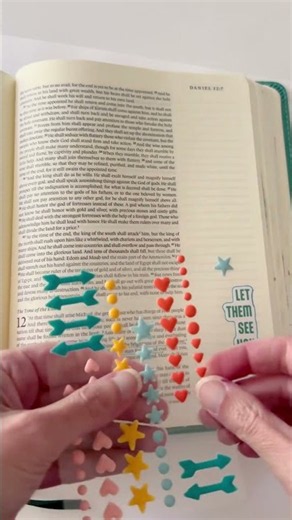 Easy Bible Journaling with Stickers | Daniel 12:3