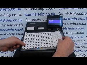 How To Program New Preset Product Buttons PLUs Sam4s ER-900 / ER-920 / ER-940