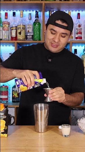 Learn how to make this viral cocktail 🌅 Tropical Sunset