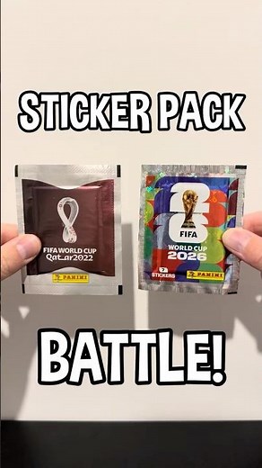 Panini World Cup Sticker Pack Battle! 🔥 2026 vs 2022! ⚽️