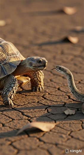 Turtle vs Snake: The Shocking Standoff 🐢🐍⚡ | Epic Battle for Survival #wildlife #nature #animals