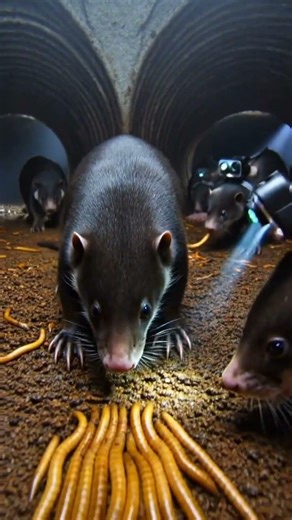 Speed Sensor — Star-Nosed Mole’s Lightning Hunt | Micro Reality Footage #shorts