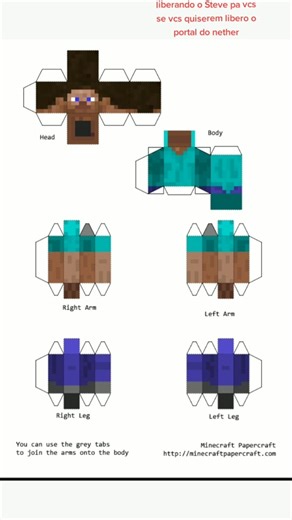 #steve #minecraft #papercraft