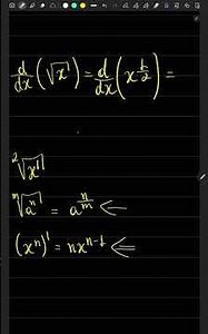 Derivada de √x passo a passo (rápido) #derivadas