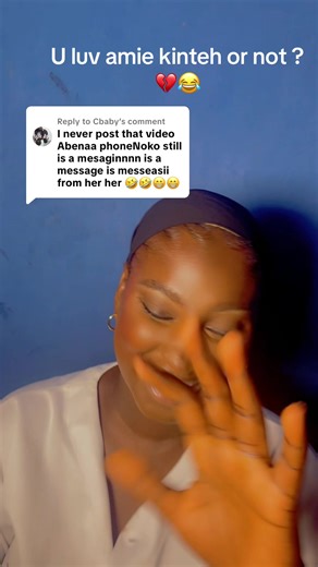 Replying to @Cbaby is a messgin from her her 😂 man nop nala @Amie Kinteh Edwards