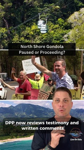 Ian Smith on Instagram: "The North Shore gondola isn’t moving forward quietly. Earlier this week, DPP held a public hearing to reconsider the project’s permit. That alone signals unresolved issues serious enough to pause and re-evaluate. What happens next matters. DPP can let the permit stand, add new conditions, or push the project into further review. Each path changes the timeline, cost, and feasibility in very real ways. Where do you stand on it? Follow me for more local news, lifestyle, and
