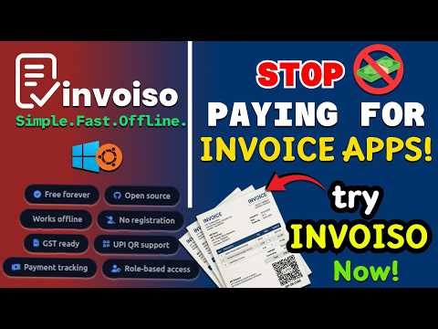 Stop Paying for Invoice Apps! Try Invoiso - Free Offline Billing Software (GST, UPI,No Subscription)