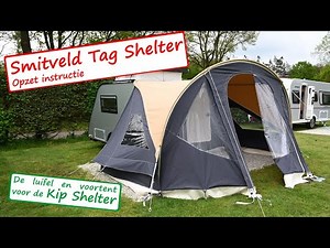 Smitveld Tag Shelter opzetten - De luifel voor de Kip Shelter!