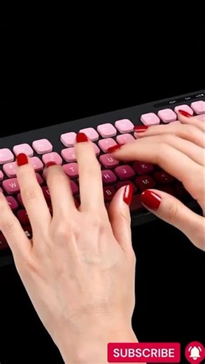 Satisfying Keyboard ASMR 💅 Typing Sounds (No Talking) #asmr #keyboard #tapping #tappingasmr #nails