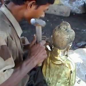 695K views · 2.5K reactions | Primitive making process Buddha statues Credit: Peter Vredeveld - www.burmese-art.com | Bluntly | Facebook