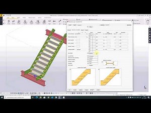 Tekla Structures Staircase - easy