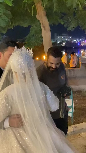 Magical Nighttime Wedding Celebration of Love and Joy