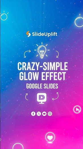 🤯 Google Slides Can Do THIS?! Glow Text Effect That Looks Like Photoshop 😱✨ WATCH NOW !