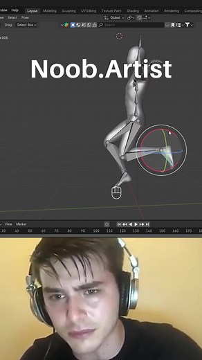Character Rigging Tutorial in Blender: Noob vs Pro Artist