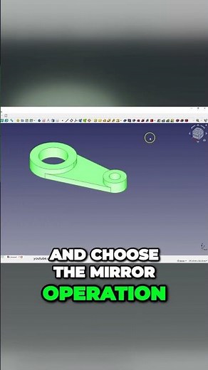 FreeCAD Mirrored Feature