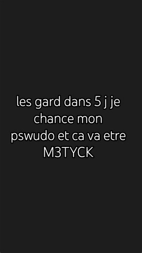 je vais changer mon nom#important