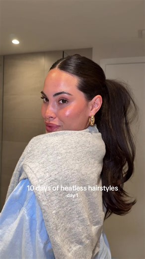Slick Back Ponytail: Heatless Hair Hack Guide
