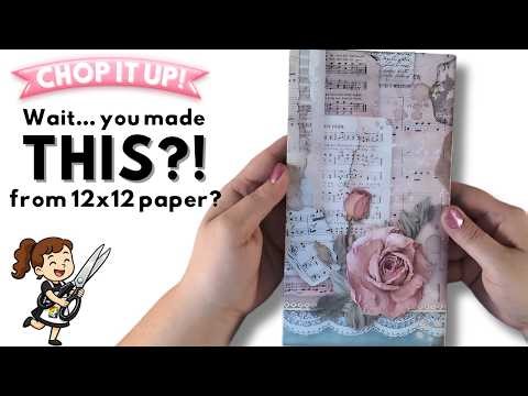 Chop It Up! ✂️ Make a Never-Ending Weekly Planner from 12x12 Paper