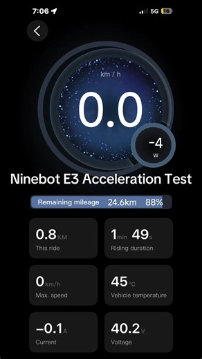 Ninebot E3 acceleration test: real-world e-scooter speed