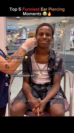 Top 5 Funniest Ear Piercing Moments (They Freaked Out Instantly!) 😂🔥
