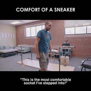 "This the Most Comfortable socket I've ever stepped into!" | Martin Bionics