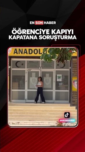Öğrenciye kapıyı kapatana soruşturma #shorts