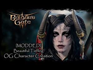 BALDUR'S GATE 3 || Beautiful Tiefling [Original Character #97] - Female Character Creation
