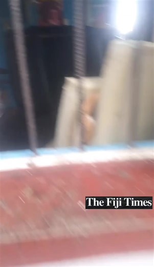 #FijiTimesNews During heavy rain this afternoon, flood waters entered several houses in Vunitogoloa village in Rakiraki. #FijiNews #Fiji 🎥 SUPPLIED | The Fiji Times