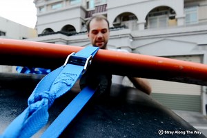 Universal soft roof racks for surfboards and kayaks [DIY Guide] -