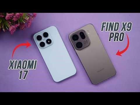 Xiaomi 17 vs Oppo Find X9 Pro Speedtest Comparison | AnTuTu | Geekbench