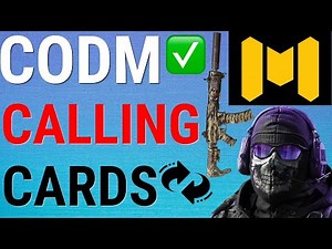 How To Change Calling Card On Cod Mobile