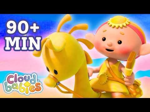 Cloudbabies Low Stimulation Cartoons for Toddlers 🌙 | Calming Bedtime Stories