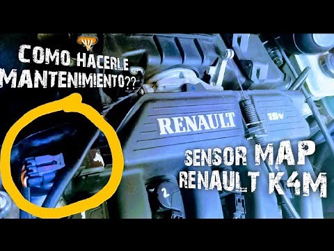 Renault K4M MAP sensor maintenance and cleaning # do it yourself...!!!