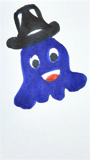 How to Draw a Cute Cartoon Ghost 👻 | Easy Drawing for Beginners