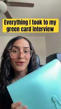Green Card Interview Checklist 📑✅ #immigration #greencard