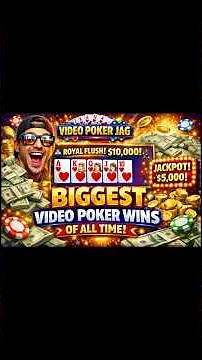 Greatest Video Poker Wins EVER Recorded! Video Poker Jag Part 1 #videopoker #casino #jackpot #casino