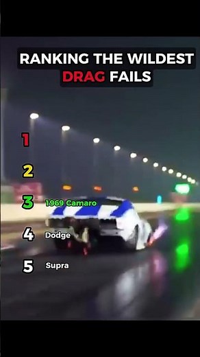 Craziest Drag Fails You'll See Today 💀 #dragracing #fail #shorts