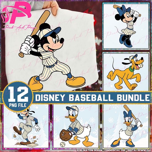 12 Cute Baseball Team PNG Bundle, Cartoon Baseball Characters Design, Sports Shirt Designs, Mouse and Friends Playing Baseball, Digital File - Etsy