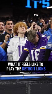 Minnesota Vikings fans react to playing the Detroit Lions on Sunday Night Football at Ford Field in Detroit on Sunday, Jan. 5, 2025. (Neil Blake | MLive.com) | MLive.com