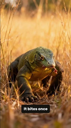 The Deadliest Lizard Alive 😳 #facts #wildlifeentertainment #wildlife