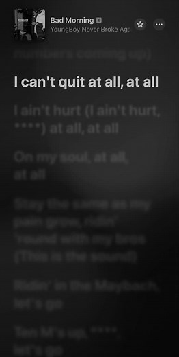 Bad Morning by NBA Youngboy: Motivational Lyrics Explored