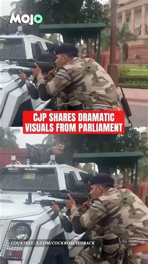 "Don't Shoot At Students" | CJP SHARES DRAMATIC VIDEO FROM PARLIAMENT #shorts