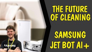 Say goodbye to the dog food on your floor and hello to a clean home with Samsung's JetBot AI . It's the only self-driving car technology that won't take you for a ride – but maybe your cat? 🐈 🛒 Shop Now: https://fal.cn/3xlZV | JB Hi-Fi