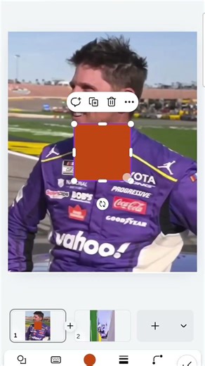 follow along to see my process of creating a NASCAR painting