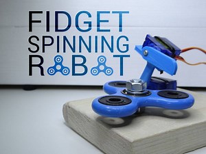 36K views · 160 reactions | More funny (and entertaining) than useful, but still awesome! Check it out. :) https://www.instructables.com/id/Fidget-Spinning-Robot/ | Instructables | Facebook