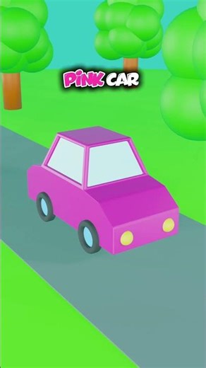 Pink car 🚗 | Learn Colors for Kids