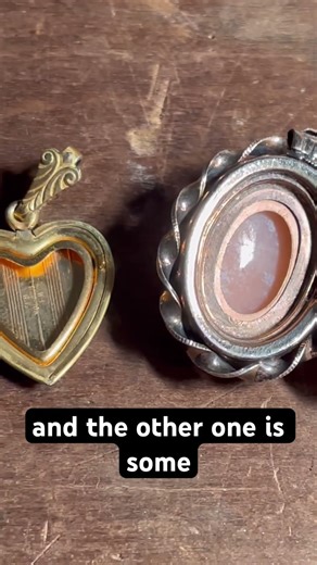 Some old locket ￼#antiques #locket #jewelry #history #cameo