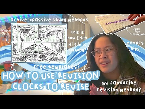 my favourite revision method (revision clocks)