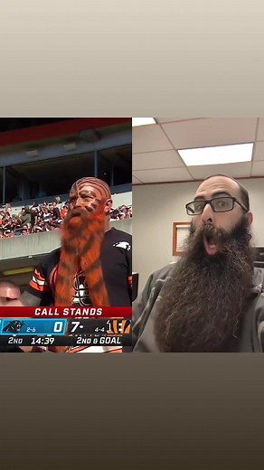 What an amazing NFL fan beard! | Beard Laws